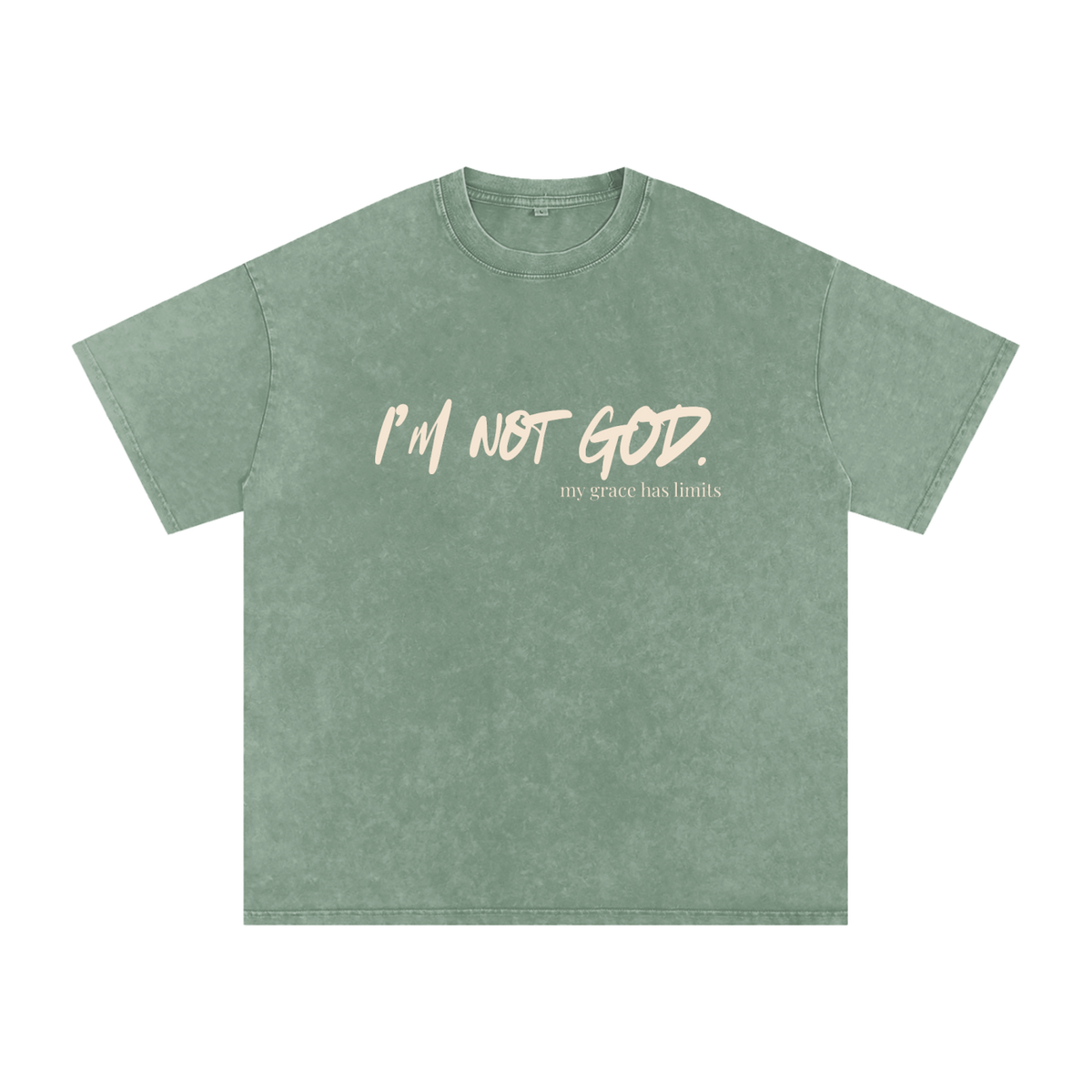 i’m not god.