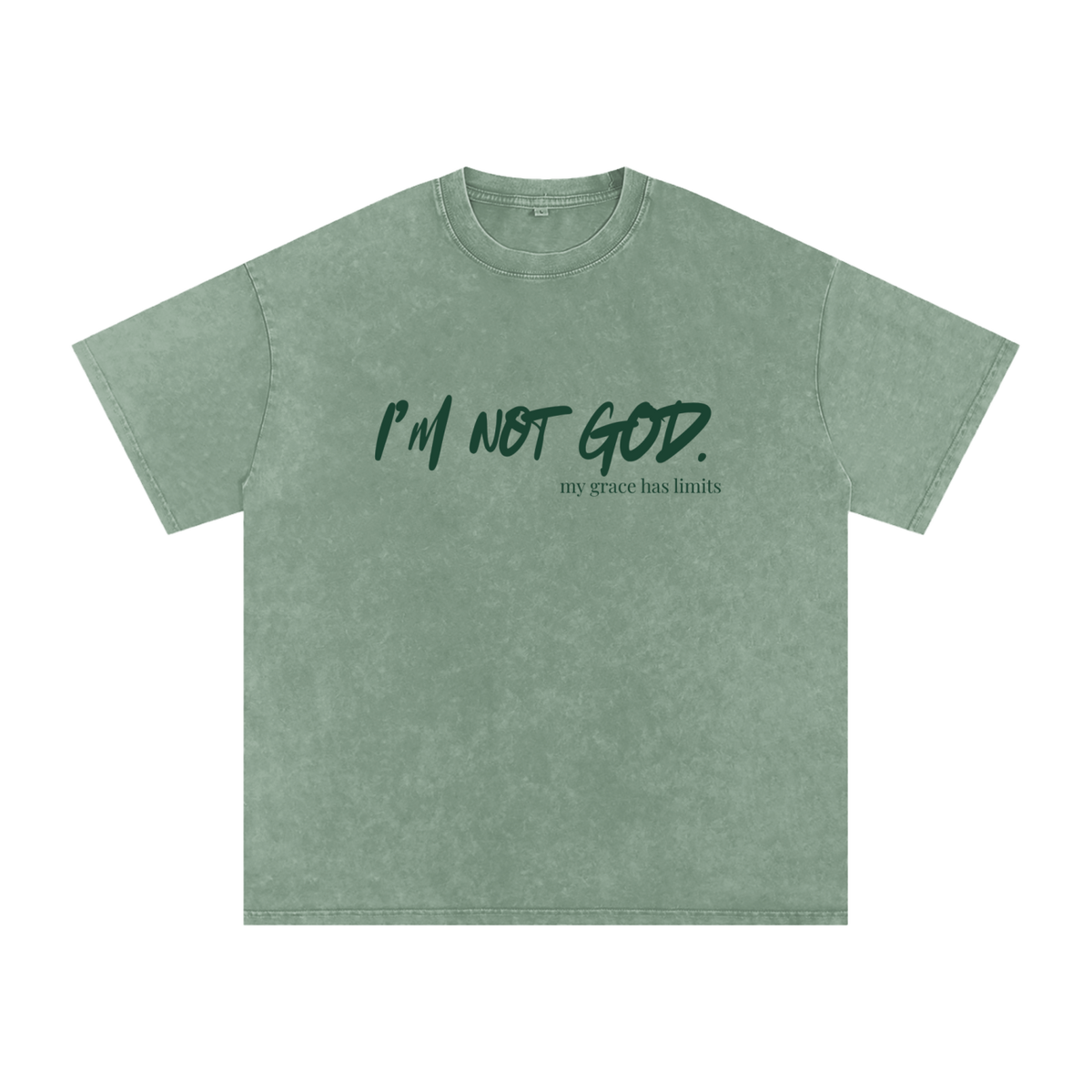 i’m not god.