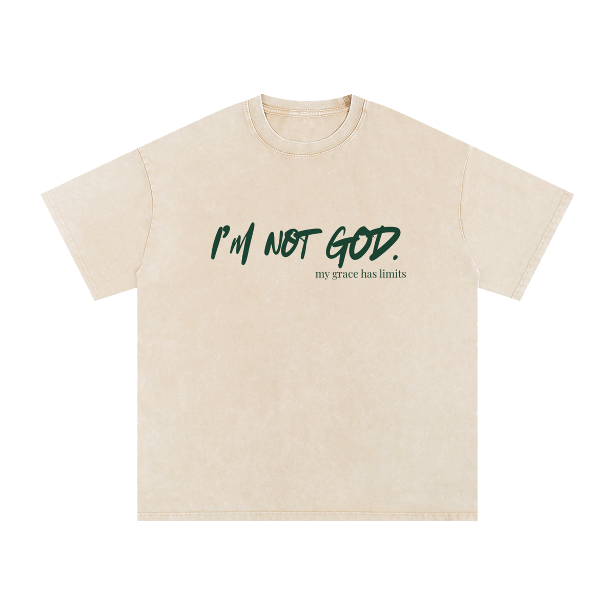 i’m not god.