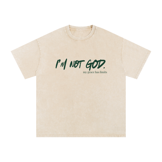 i’m not god.